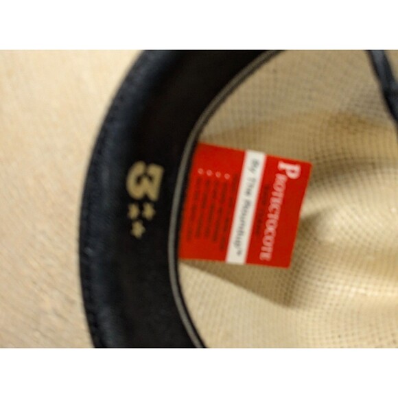 Roundup Rodeo King Long Oval Straw Cowboy hat size 7 - Picture 6 of 9